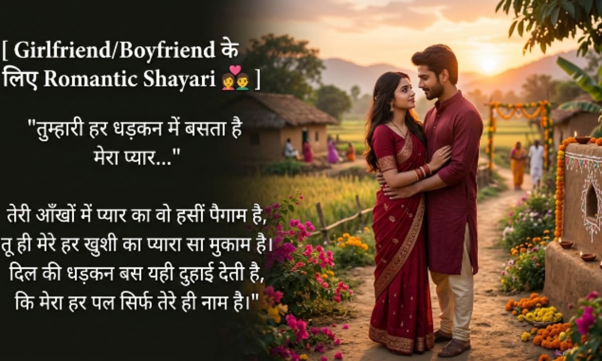 GirlfriendBoyfriend के लिए Romantic Shayari 💑