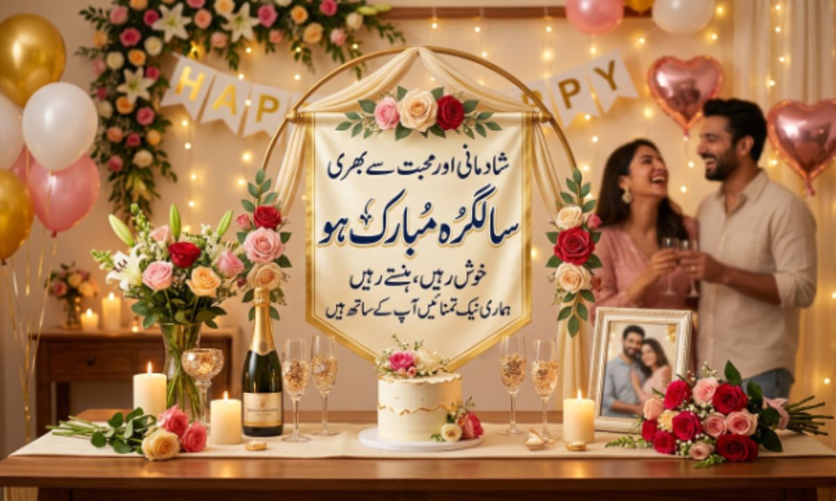 Happy Anniversary Wishes in Urdu