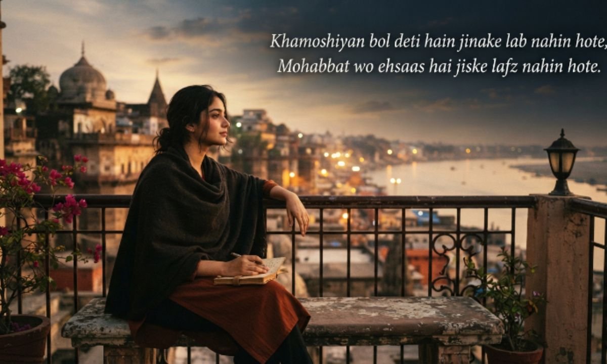  Heart Touching Khamoshi Shayari