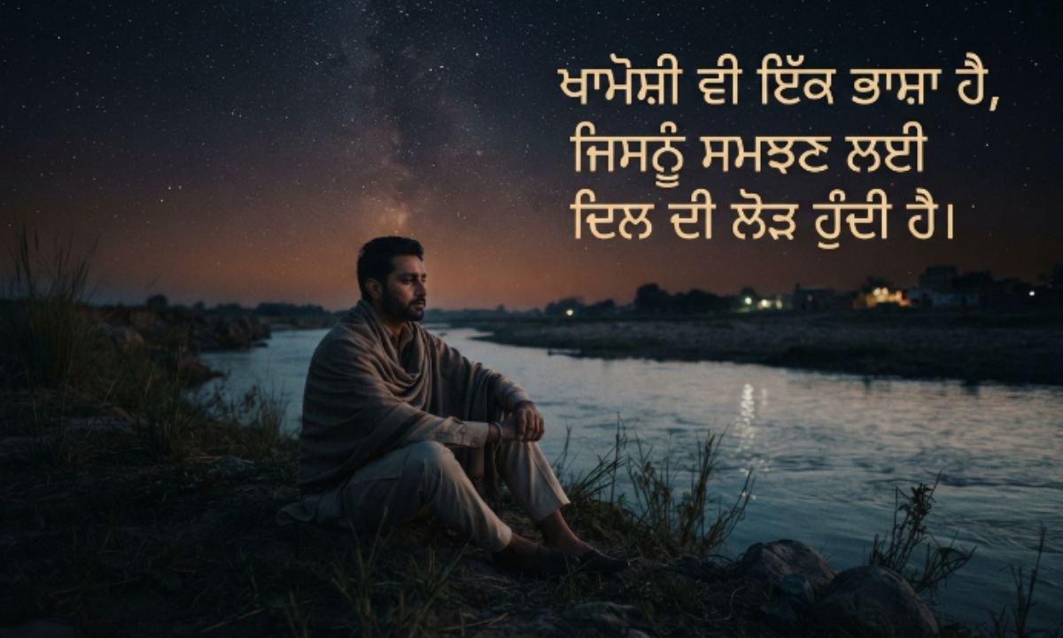 Khamoshi Shayari in Punjabi