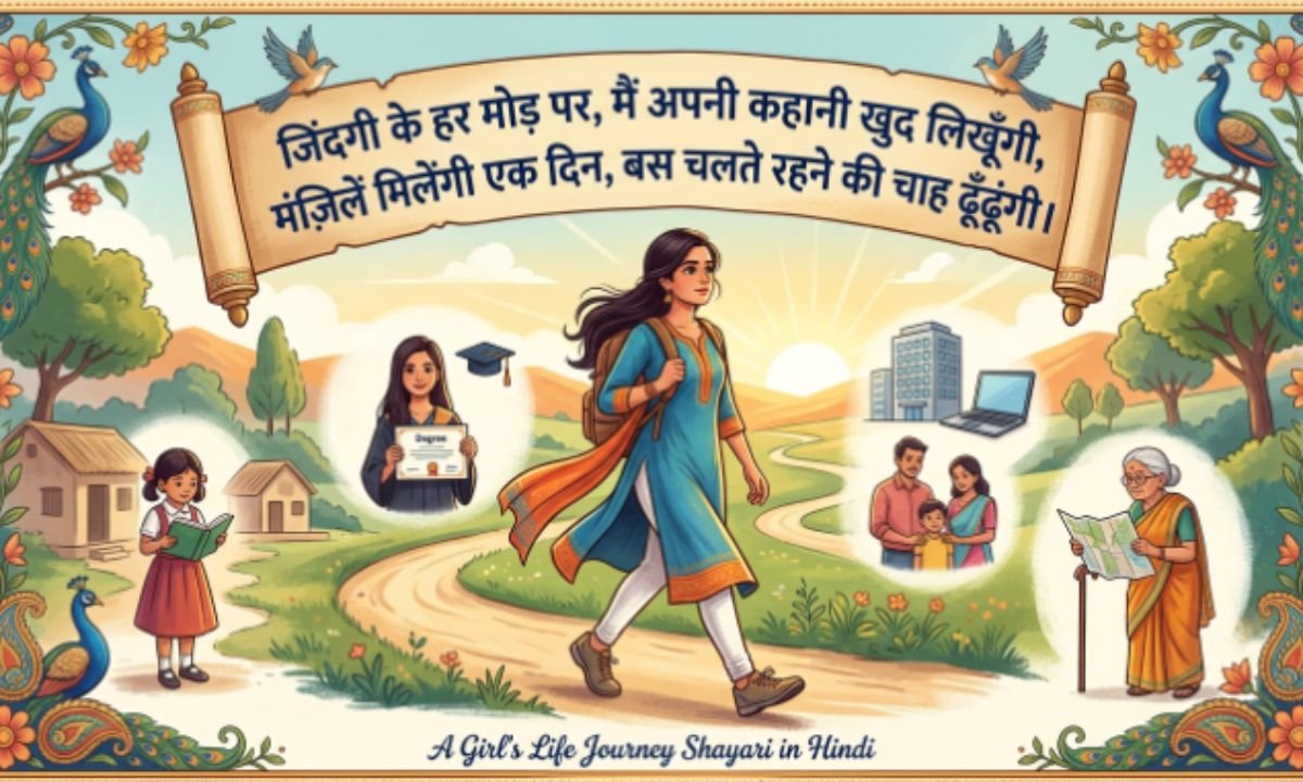 Life Journey Shayari in Hindi for Girl