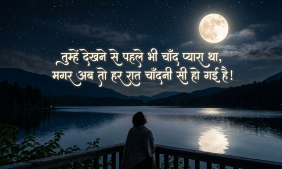 Chand Shayari 2 Line