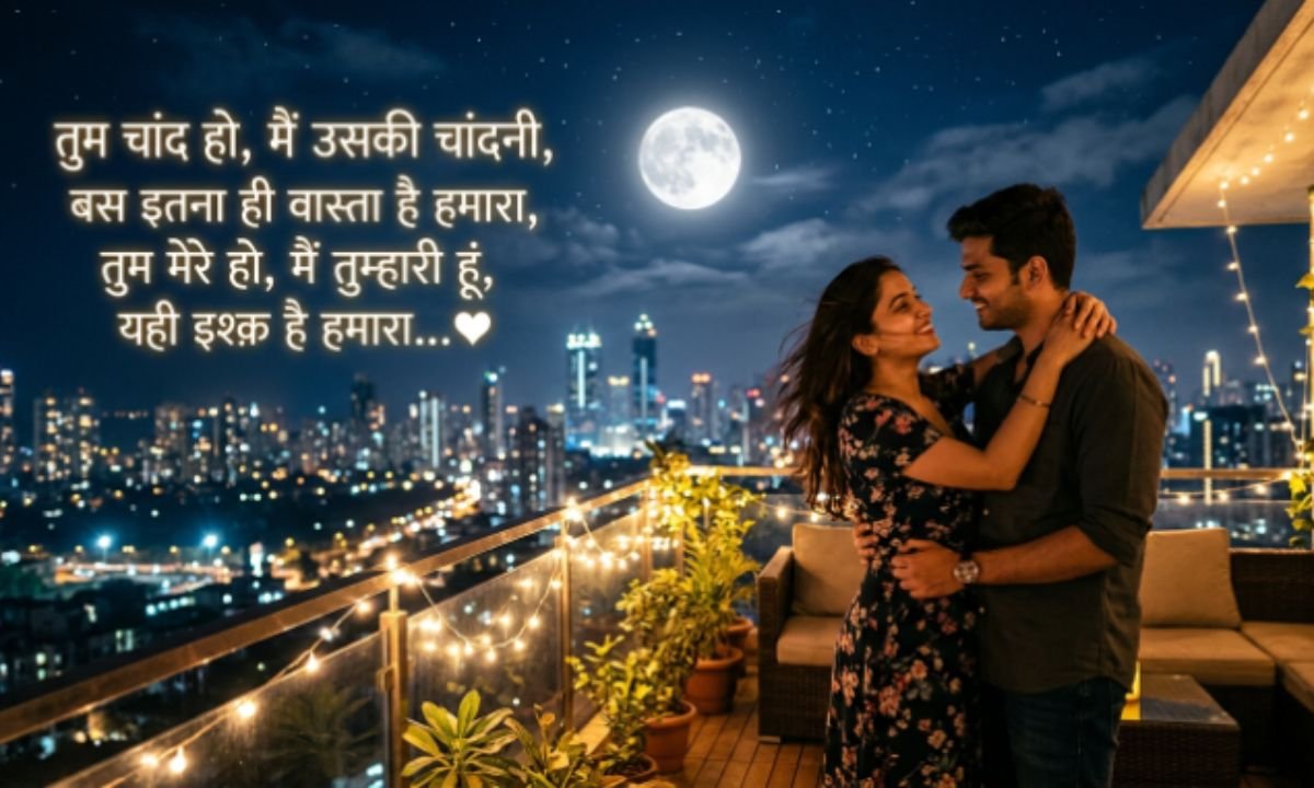 Chand Shayari Love