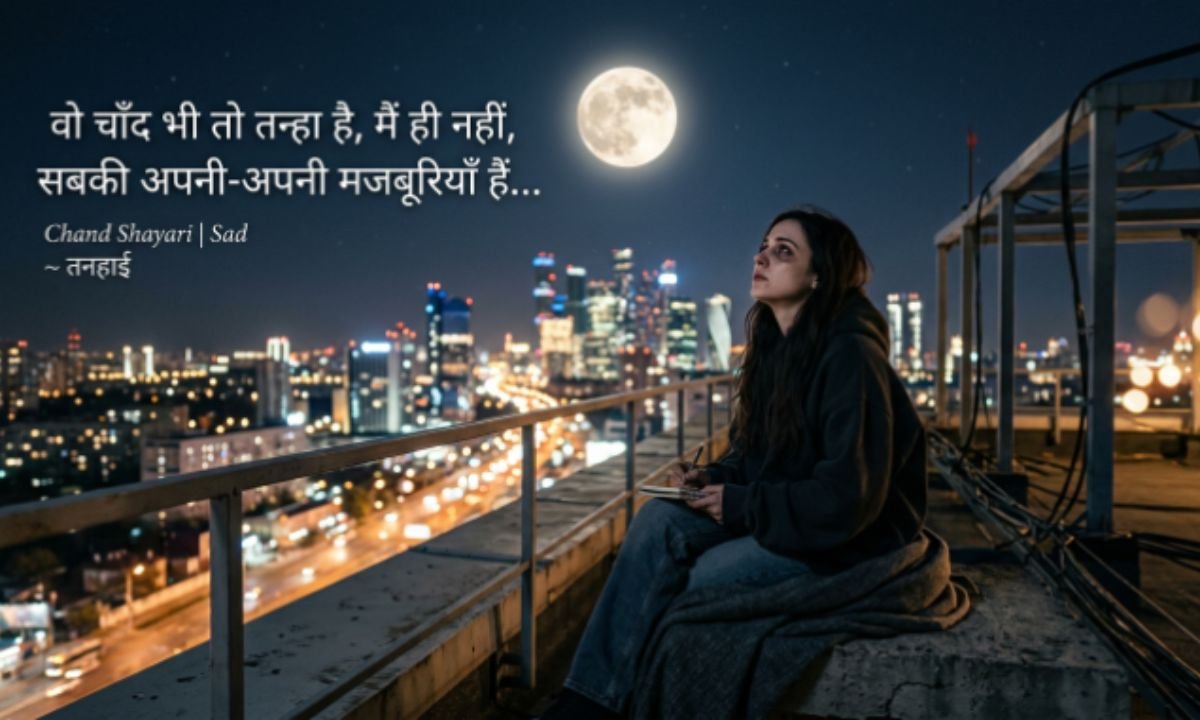 Chand Shayari in Hindi Sad