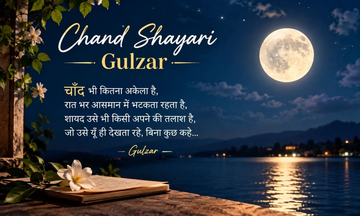 Chand Shayari Gulzar