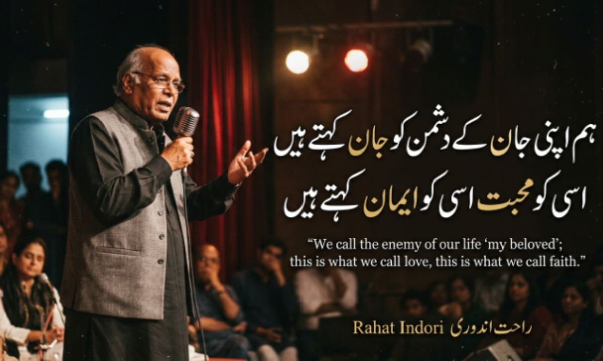 Rahat Indori Shayari On Love