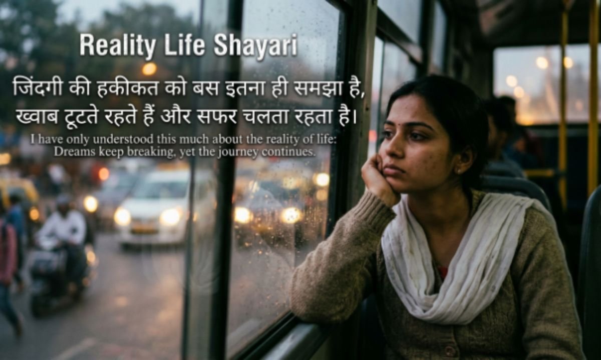 Reality Life Shayari