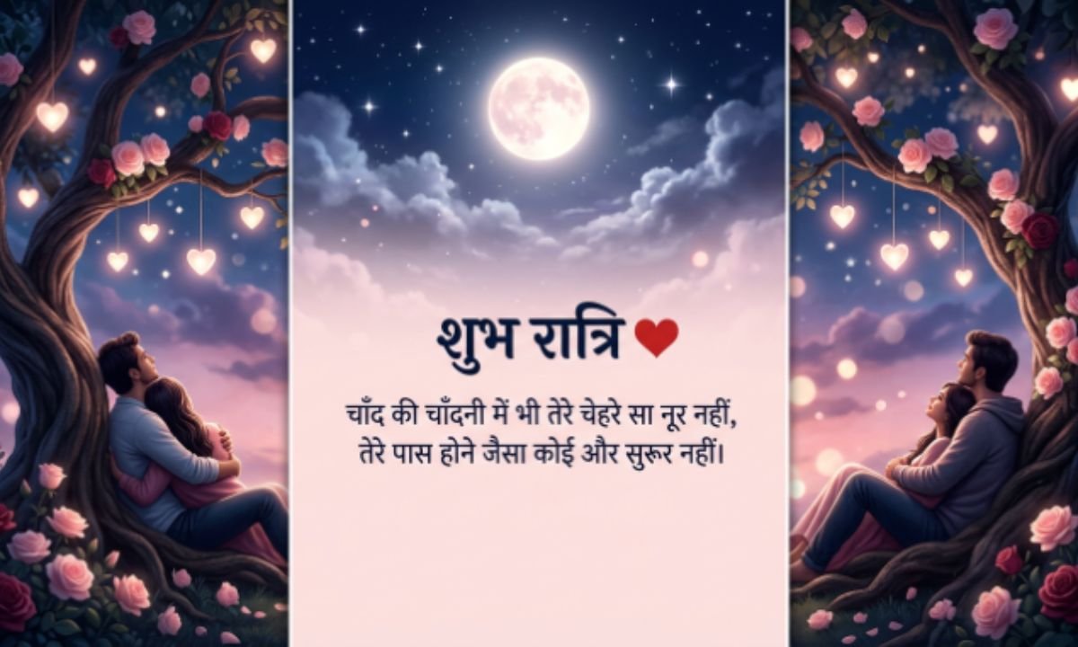 Romantic Good Night Shayari (2 Line) 💫