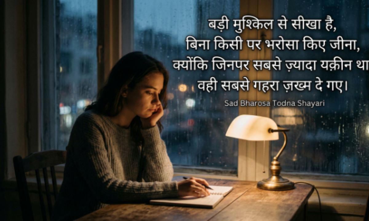 SAD Bharosa Todna Shayari