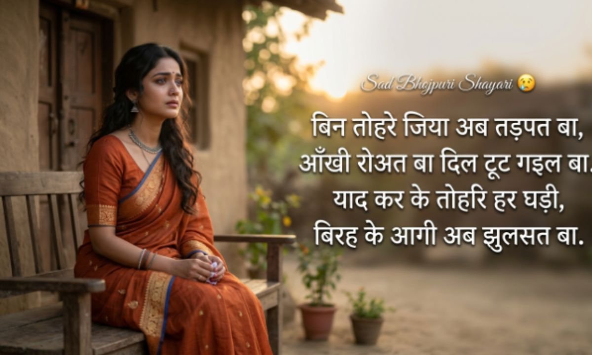 Sad Bhojpuri Shayari 😢