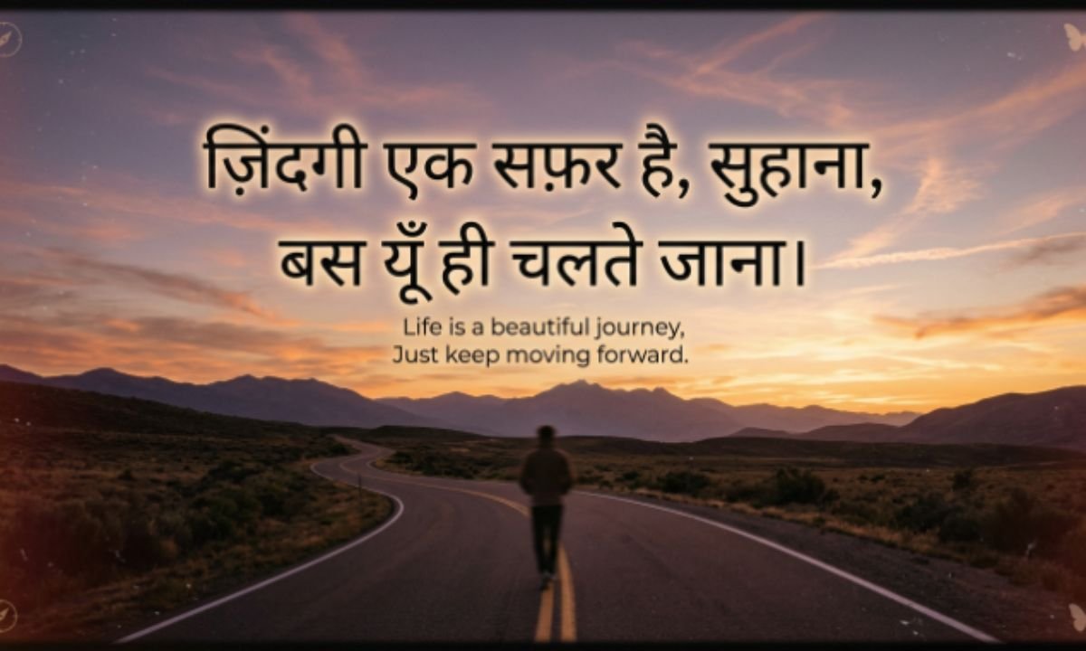 Short Life Journey Shayari (2 Line Viral)