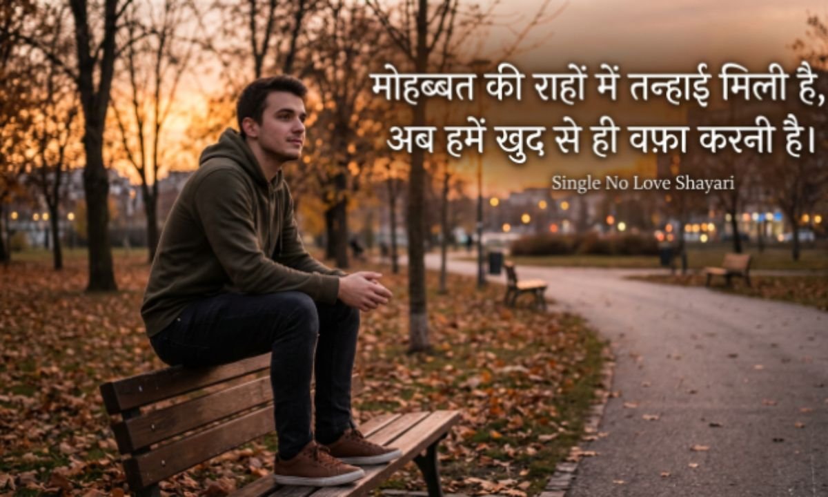 Single No Love Shayari