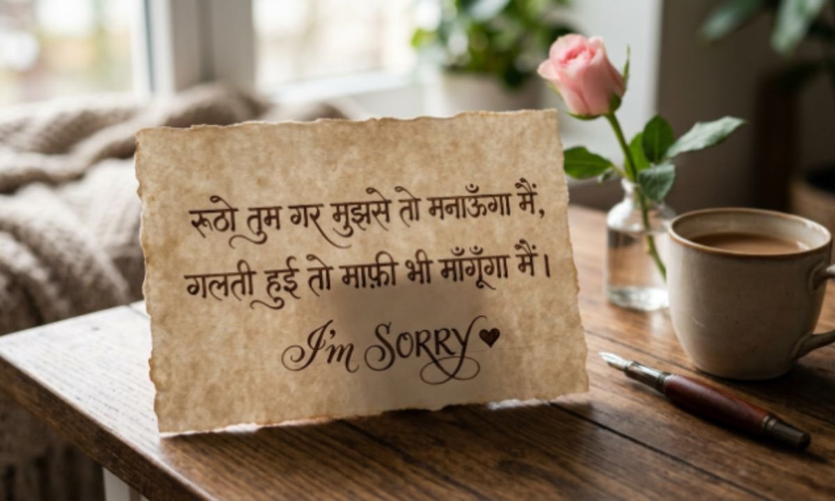 Sorry Shayari, 2 Lines