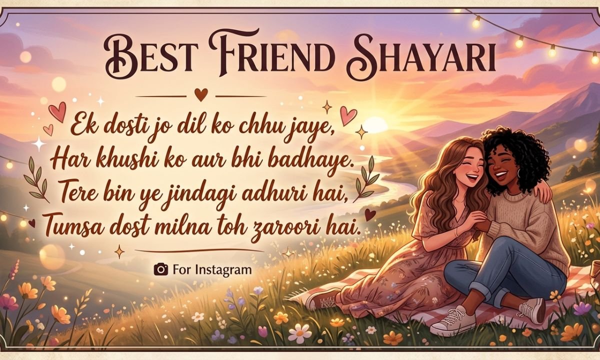 📸 Best Friend Shayari for Instagram