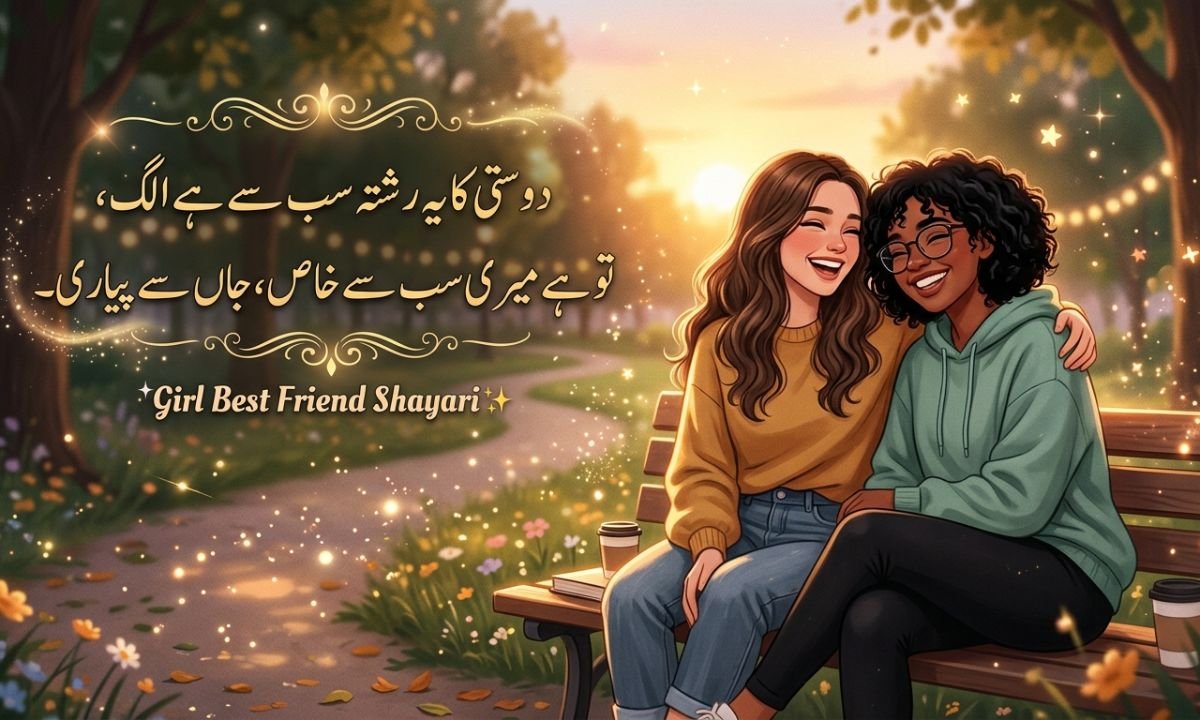 ✨ Girl Best Friend Shayari in Urdu 2 Line
