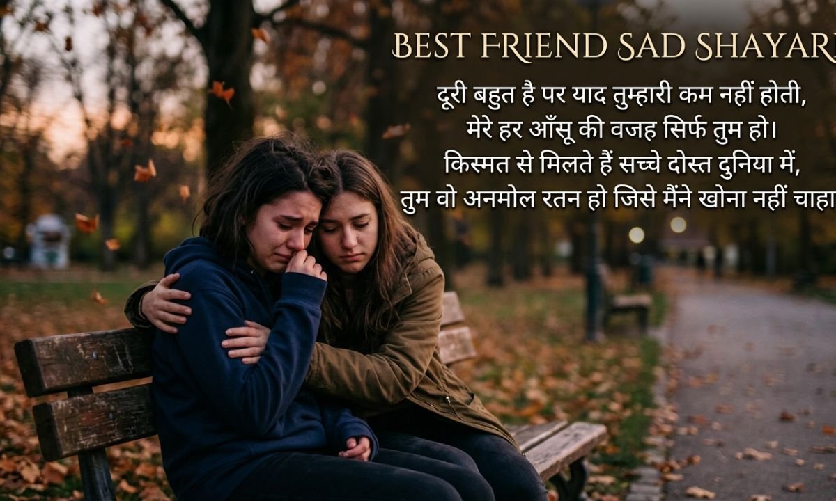 🥀 Best Friend Sad Shayari