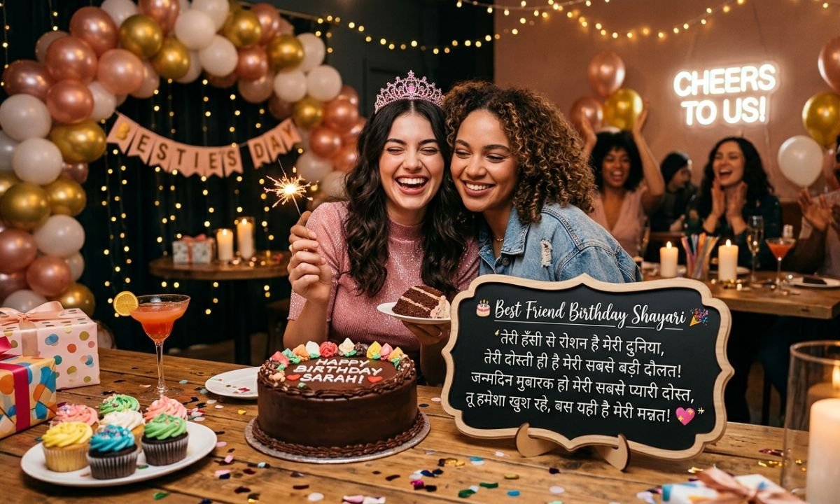 🎂 Best Friend Birthday Shayari