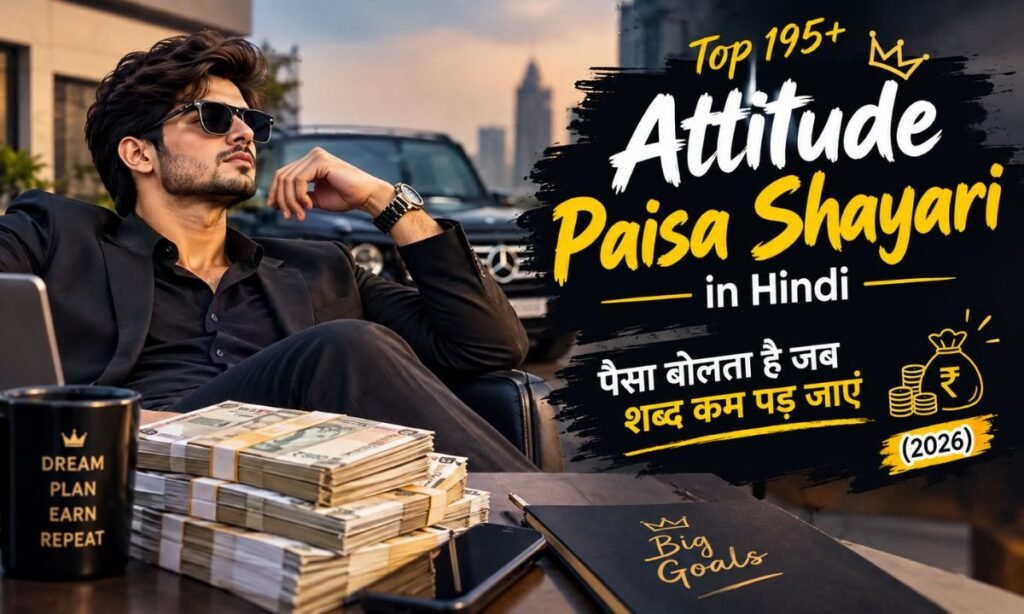Attitude Paisa Shayari