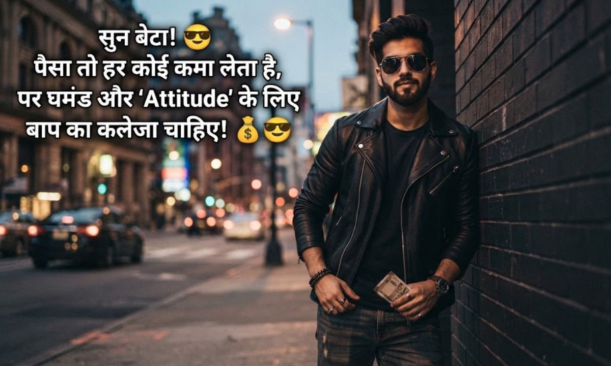 Attitude Paisa Shayari in Hindi for Boy 🕶️ Attitude Paisa Shayari in Hindi for Boy 🕶️