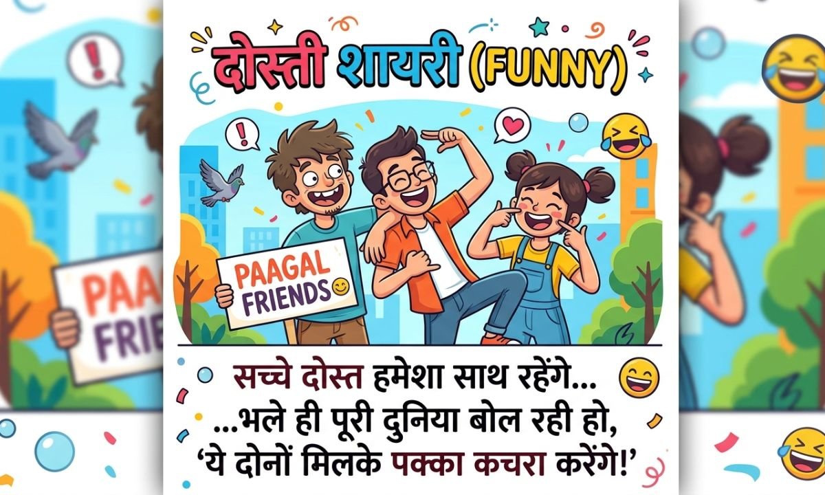  Dosti Shayari Funny