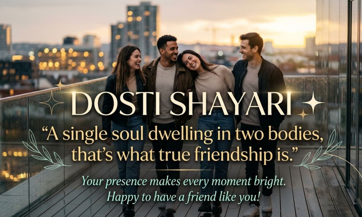  Dosti Shayari In English