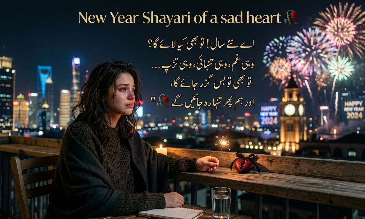 दुखी दिल की नए साल की शायरी 🥀