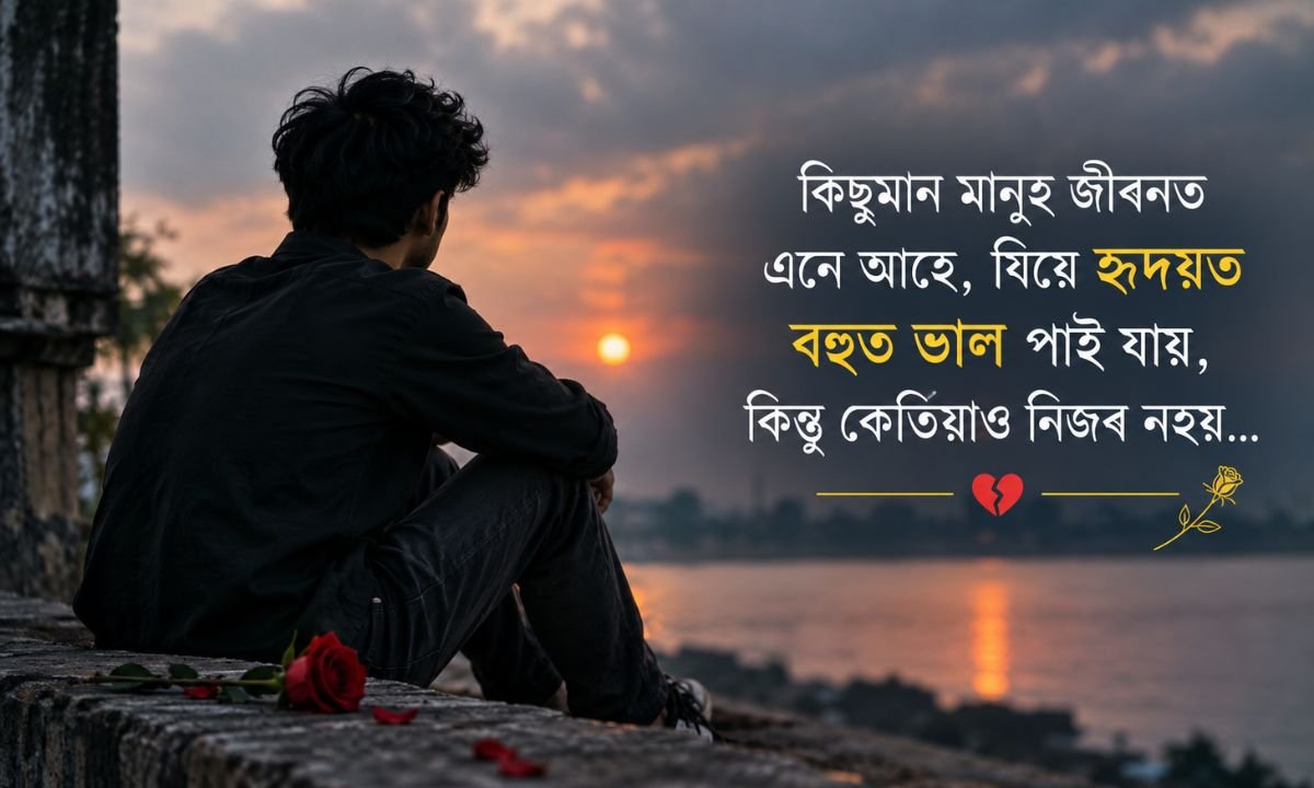 🥀 Assamese Shayari Sad