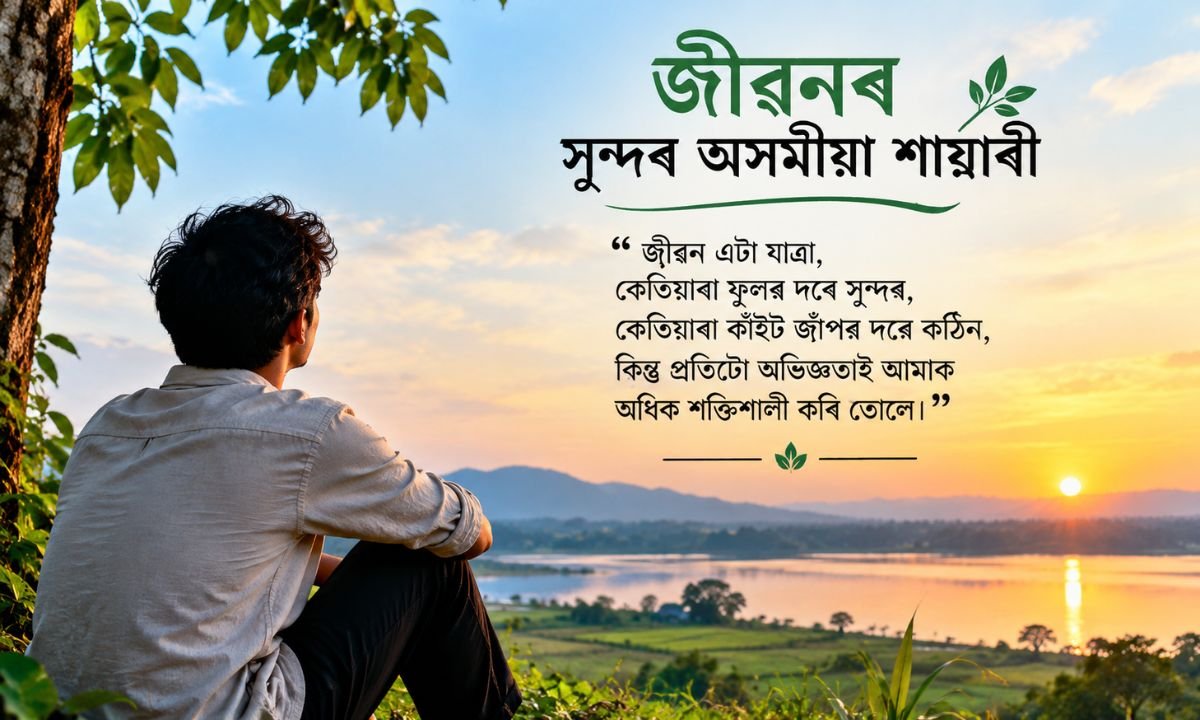 🌿 Beautiful Assamese Shayari on Life