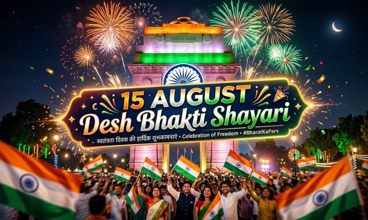 15 August Desh Bhakti Shayari 🎉