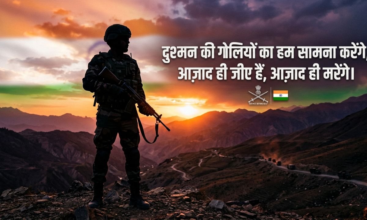 Army Desh Bhakti Shayari 