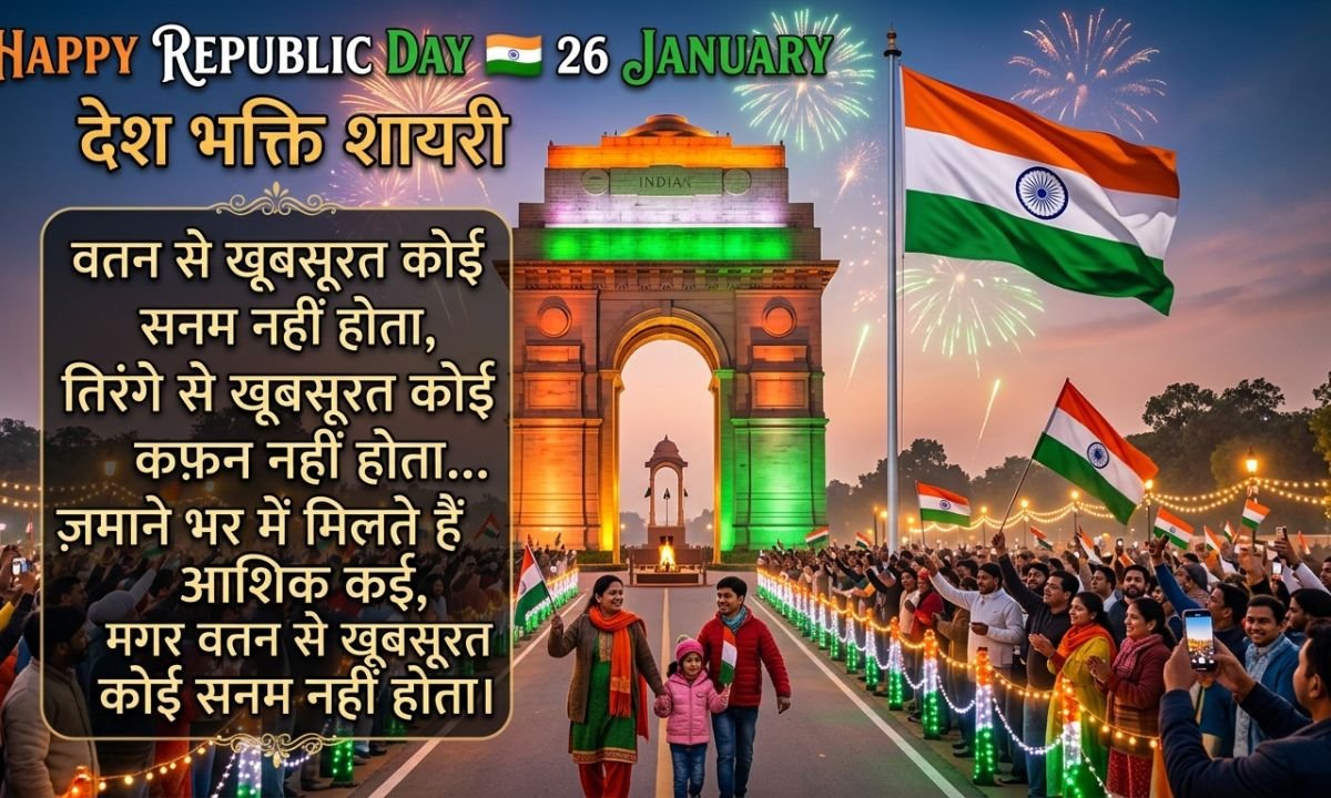 Desh Bhakti Shayari 26 January 🏛️