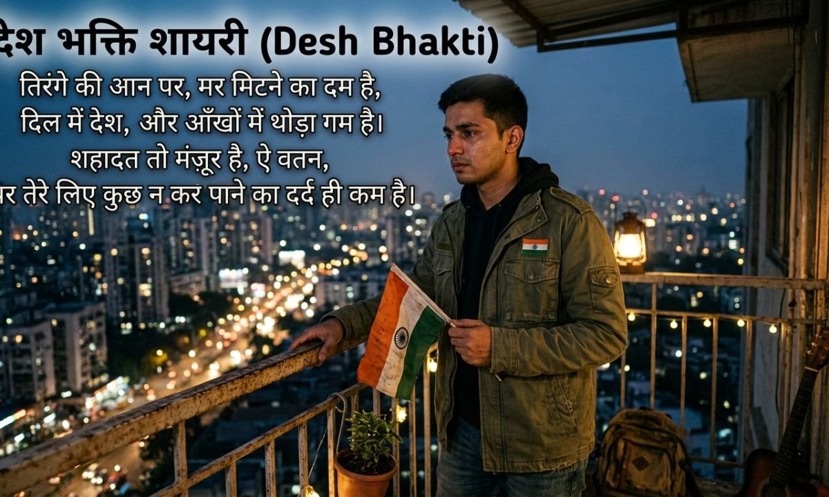 Emotional Attitude Desh Bhakti Shayari in Hindi 💔
