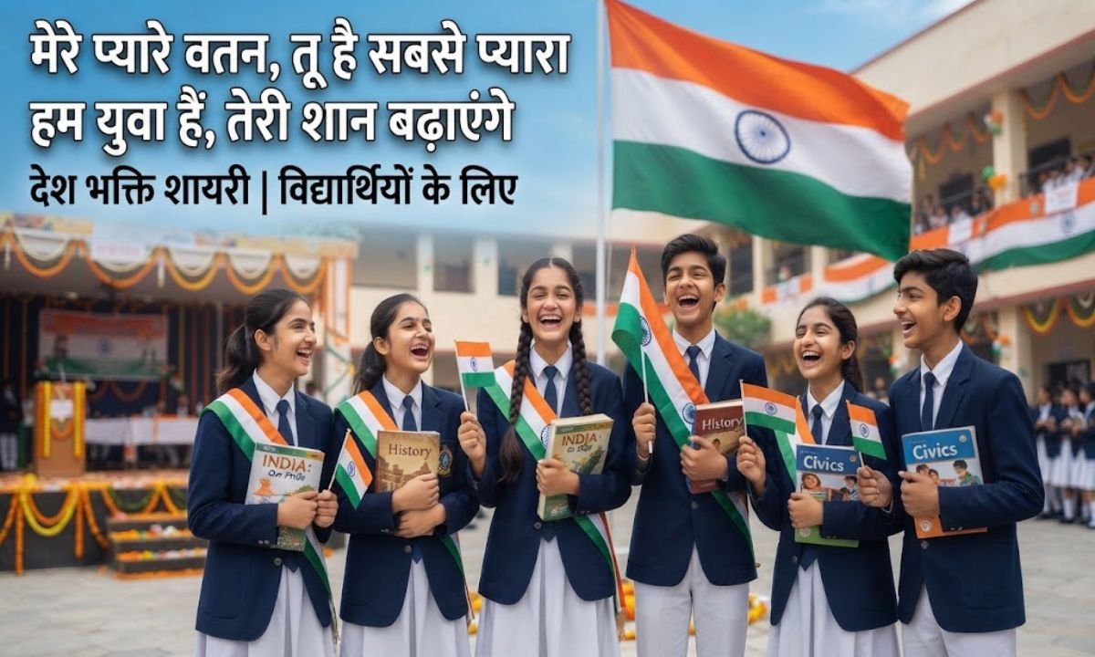 Desh Bhakti Shayari for Students 📚