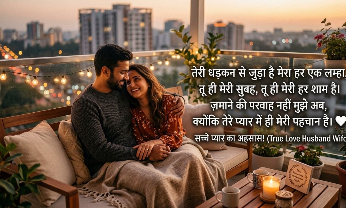 Heart Touch True Love Husband Wife Shayari ❤️