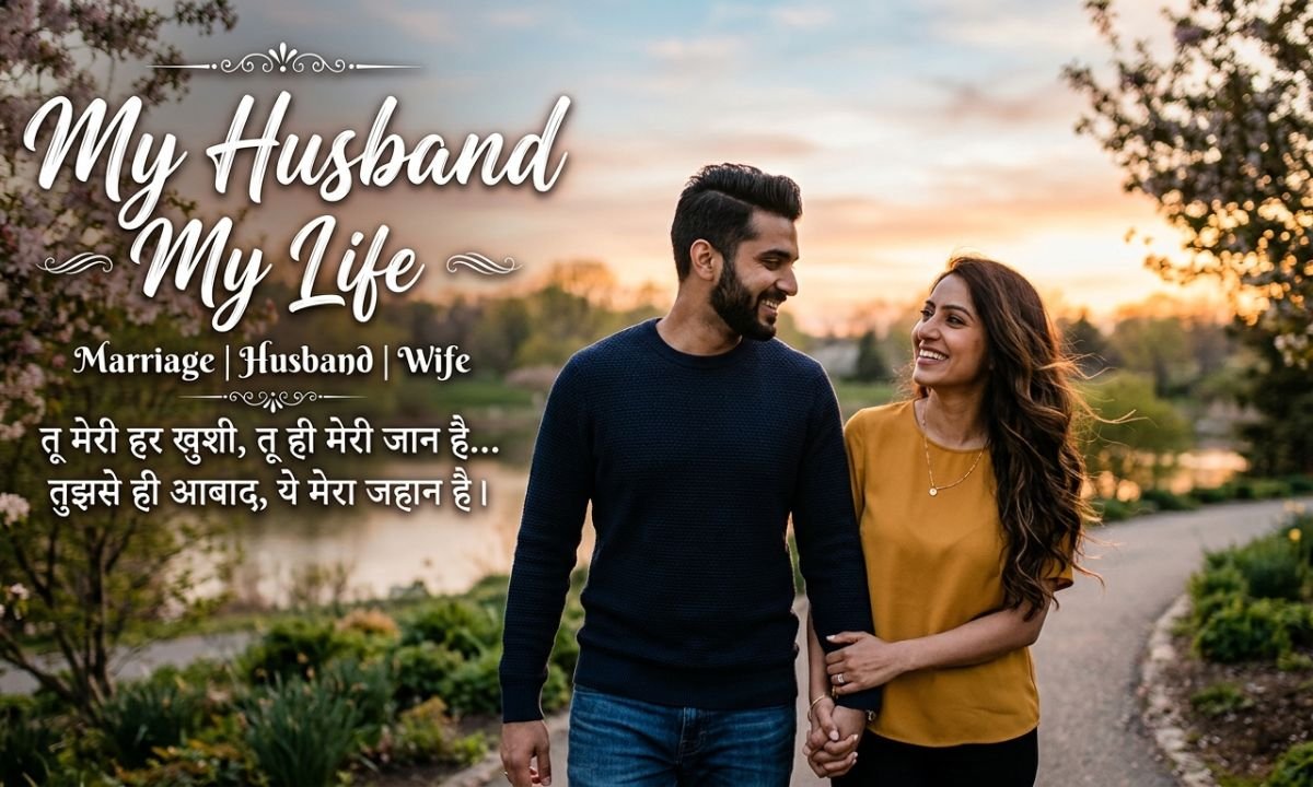 My Husband My Life Marriage Husband Wife Shayari 👫