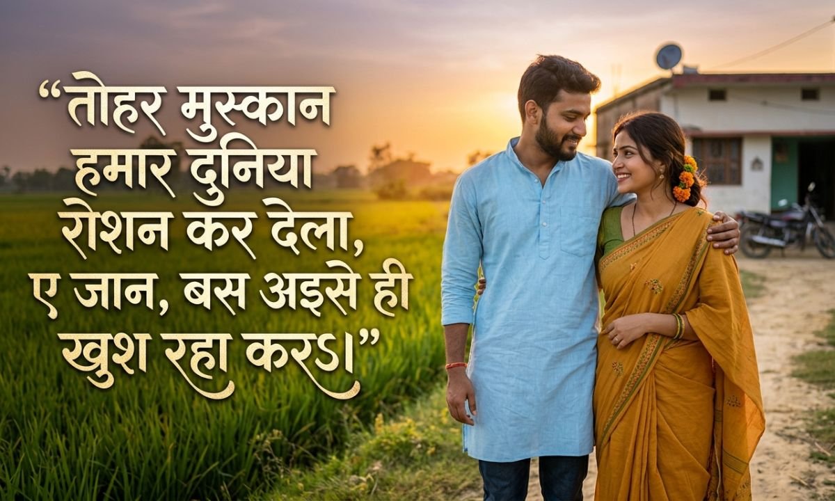 Bhojpuri Husband And Wife Love Shayari 🌾