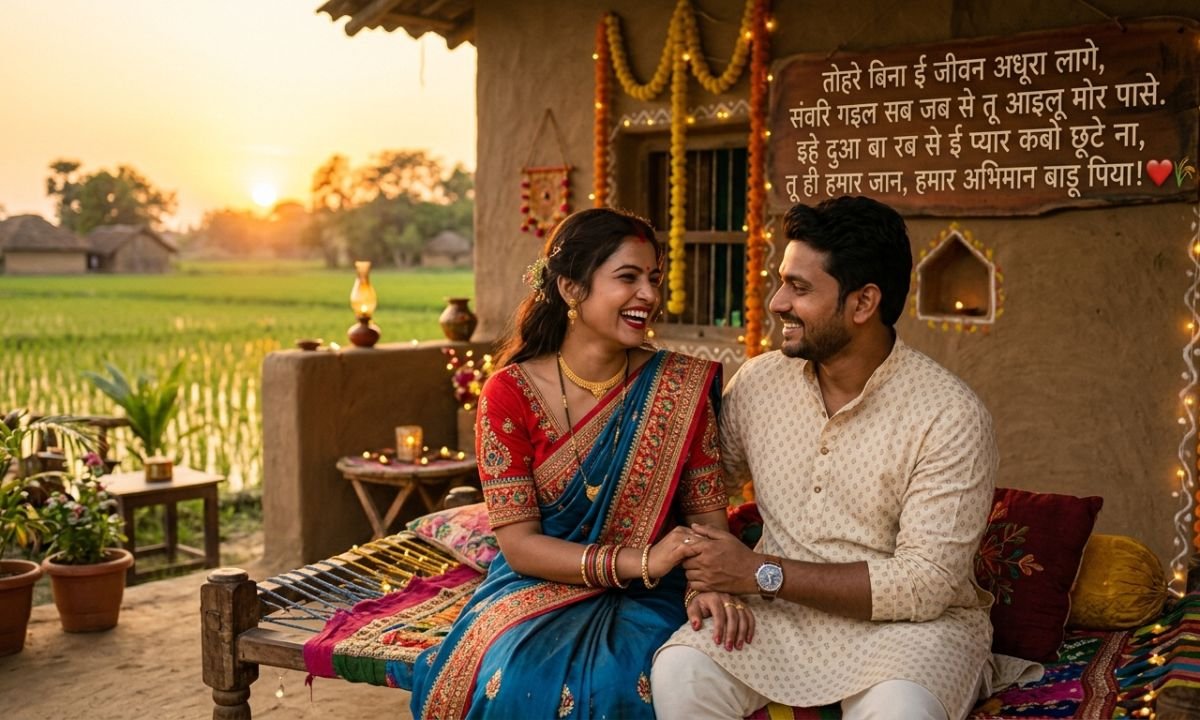 Bhojpuri Husband And Wife Love Shayari 🌾
