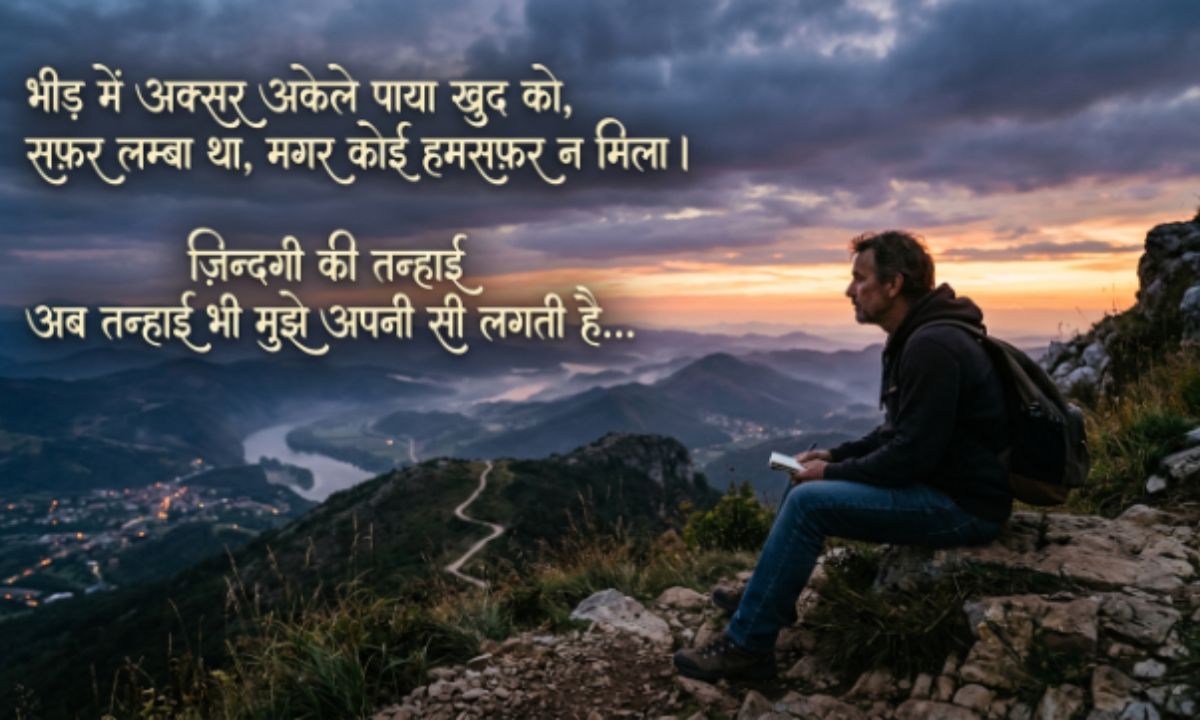 Zindagi Akelapan Shayari