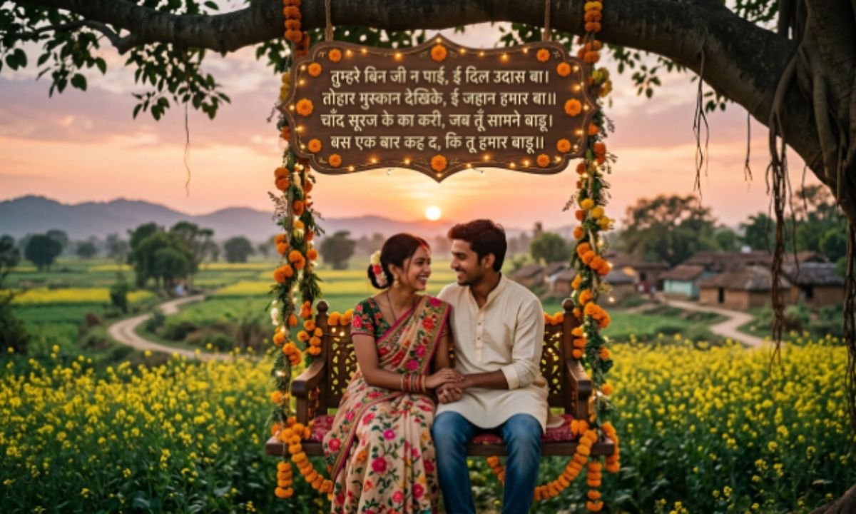 खूबसूरत रोमांटिक भोजपुरी शायरी ✨