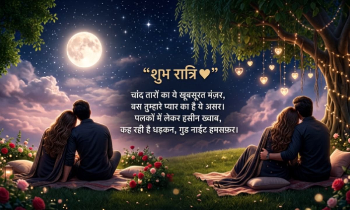 दिल छू लेने वाली Good Night Love Shayari ❤️