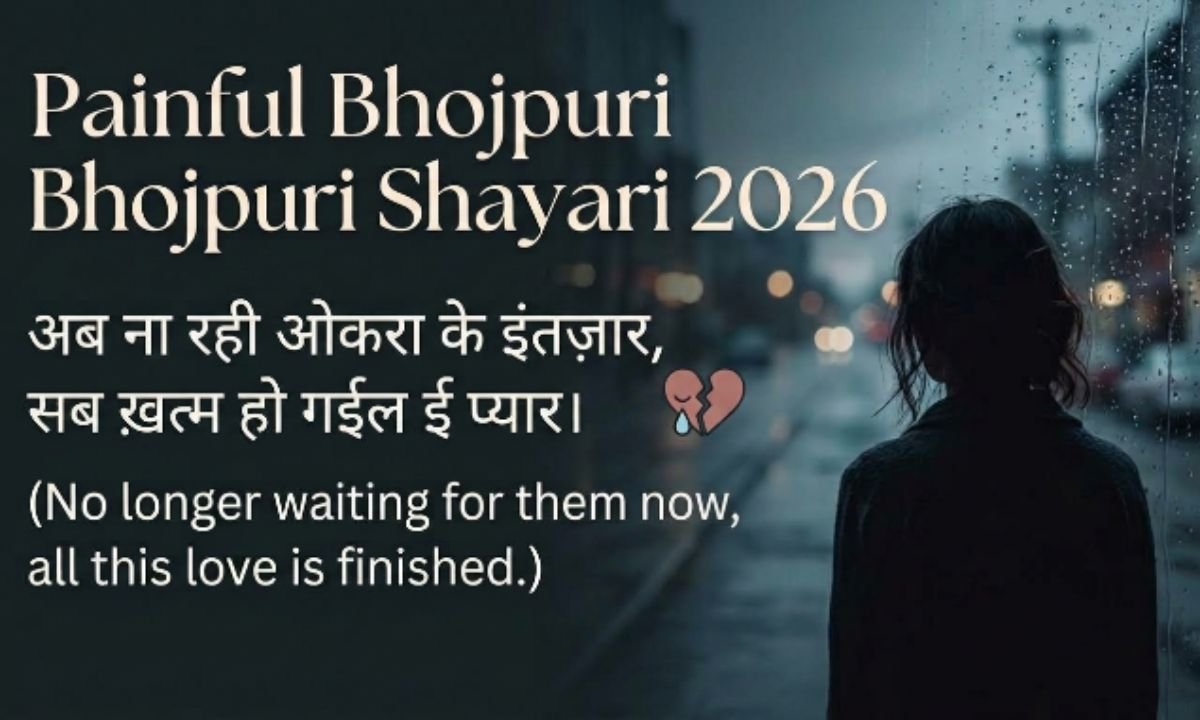 निष्कर्ष – Dard Bhari Bhojpuri Shayari 2026