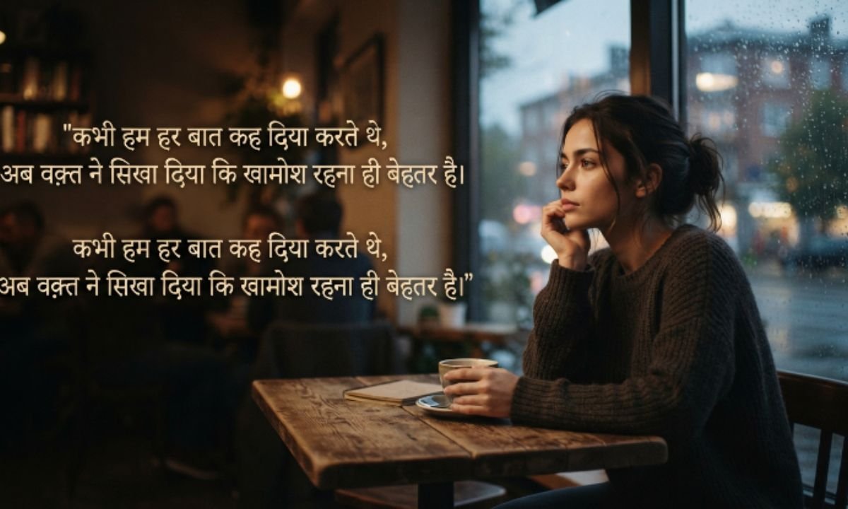 ⏳ Waqt Khamoshi Shayari 
