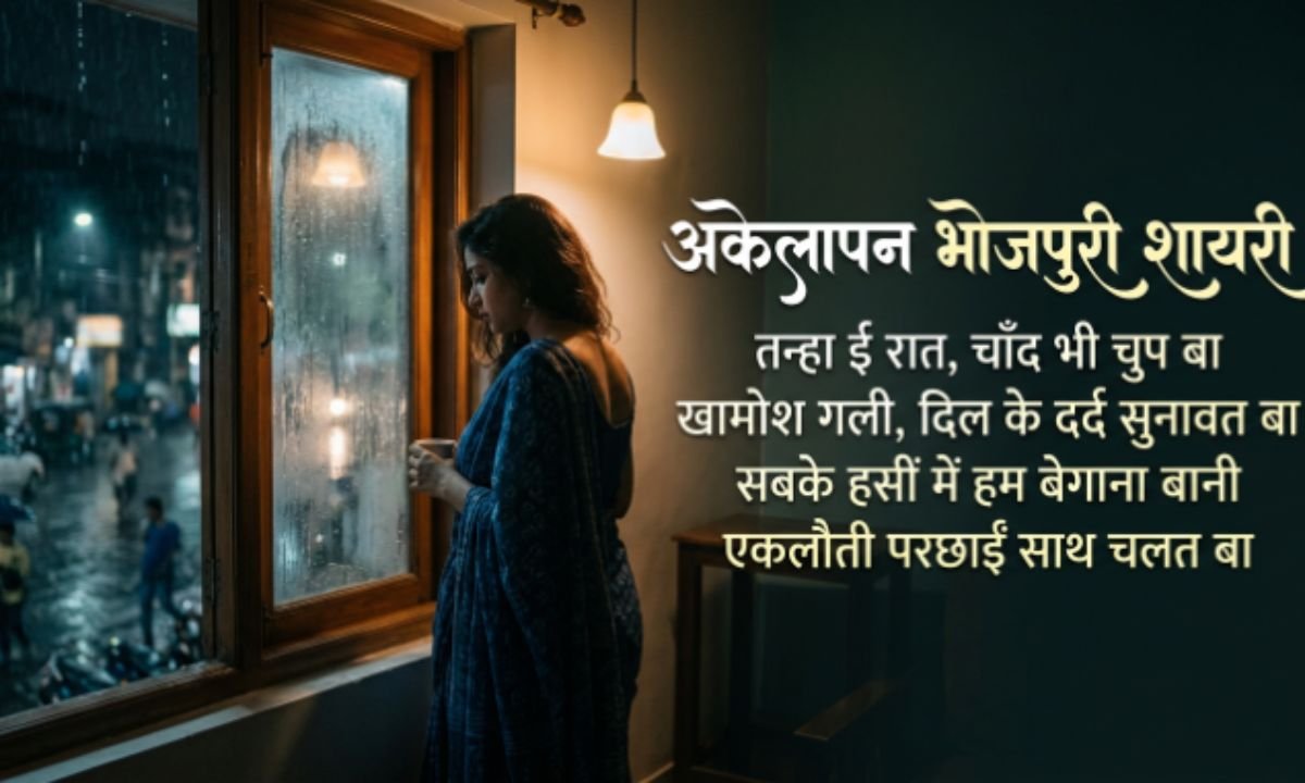 🌑 अकेलापन भोजपुरी शायरी