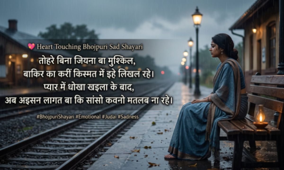 💖 Heart Touching Bhojpuri Sad Shayari