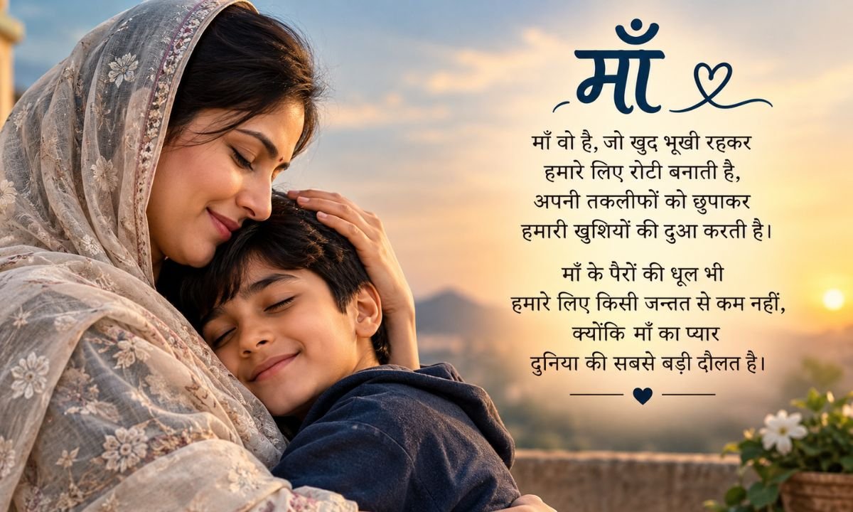 Maa Ke Liye Shayari in Hindi