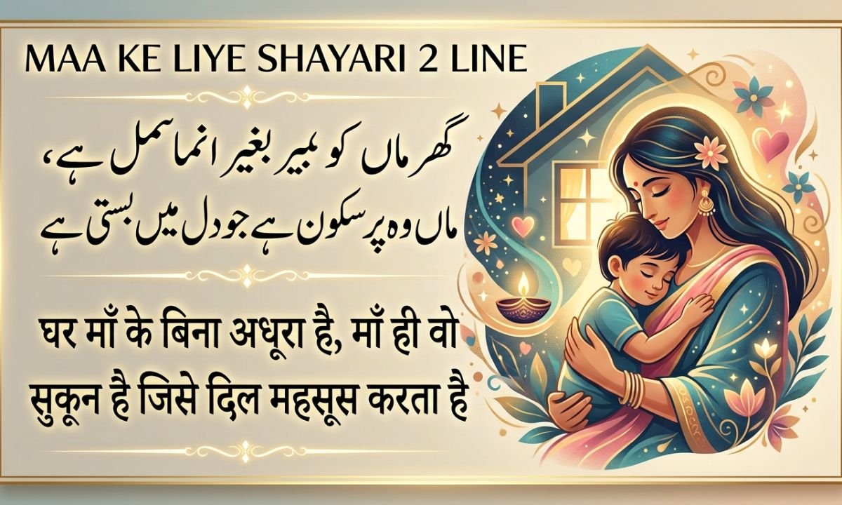 Maa Ke Liye Shayari 2 Line