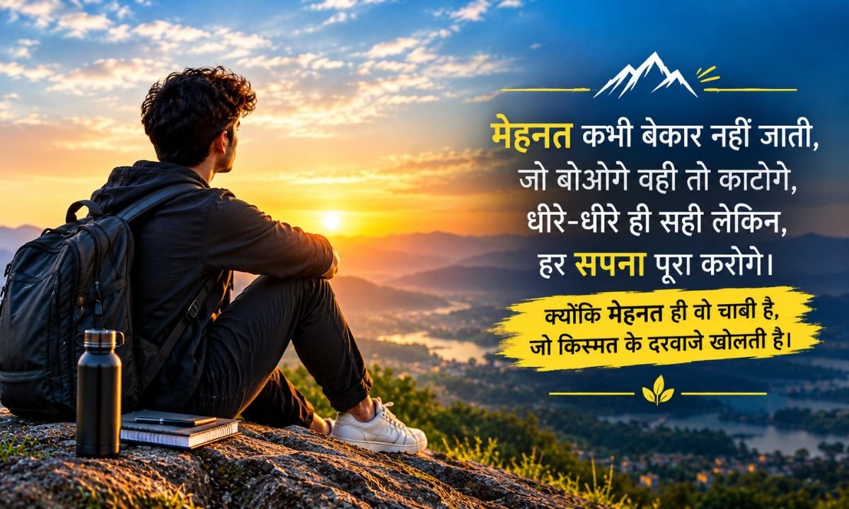 Best Mehnat Shayari In Hindi | सर्वश्रेष्ठ मेहनत शायरी हिंदी में