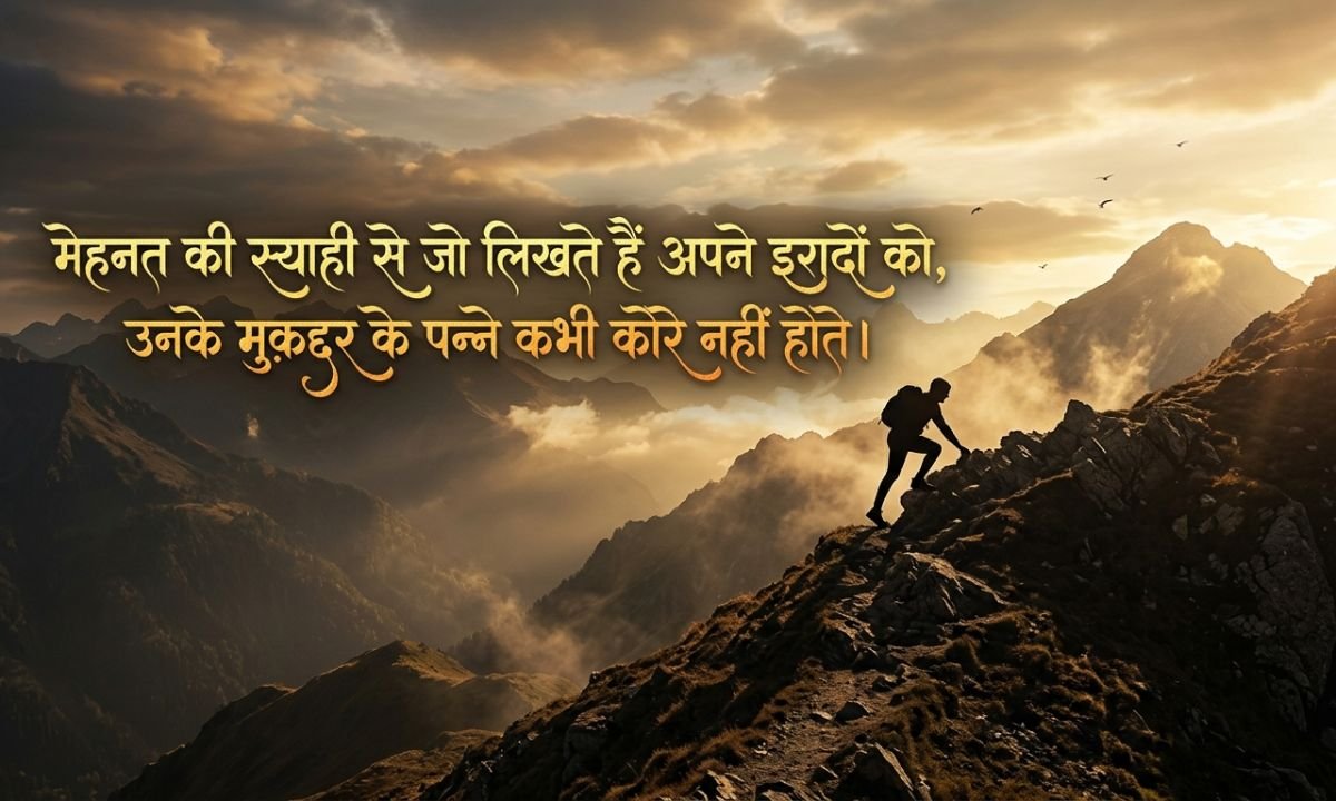 Mehnat Par Shayari | मेहनत पर शायरी