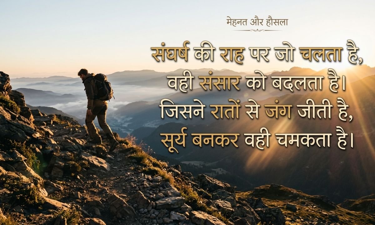 Inspirational Mehnat Shayari | इंस्पिरेशनल मेहनत शायरी