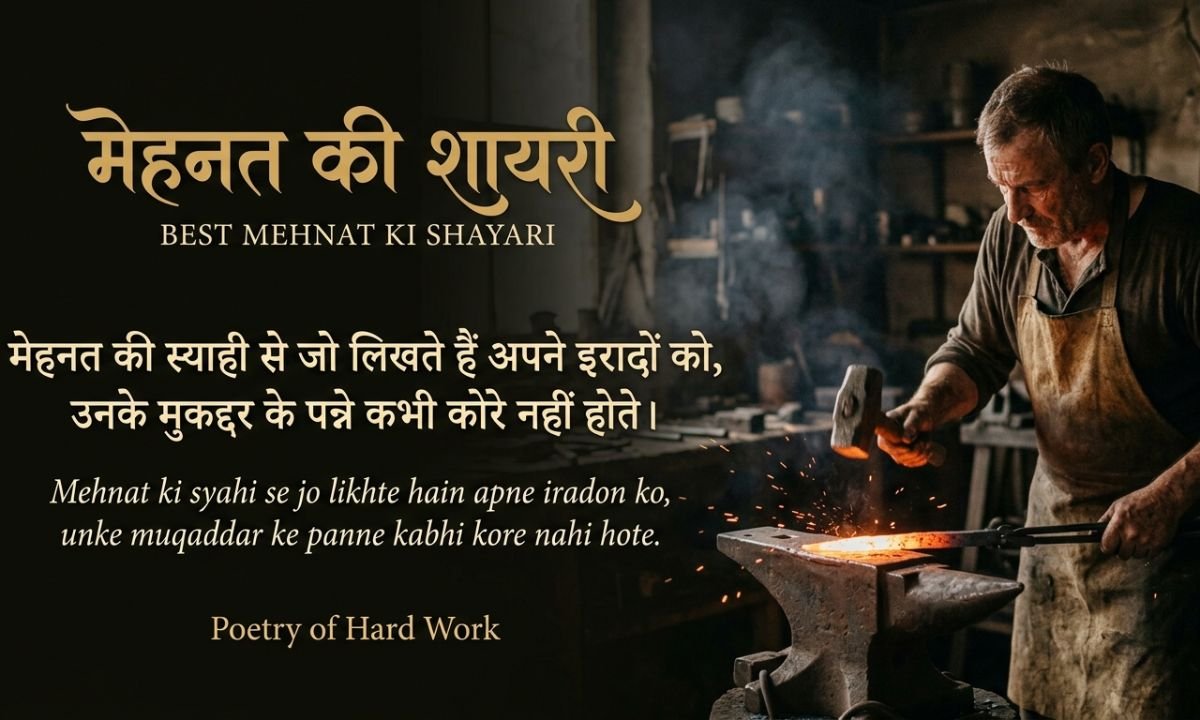 Best Mehnat Ki Shayari | सर्वश्रेष्ठ मेहनत की शायरी